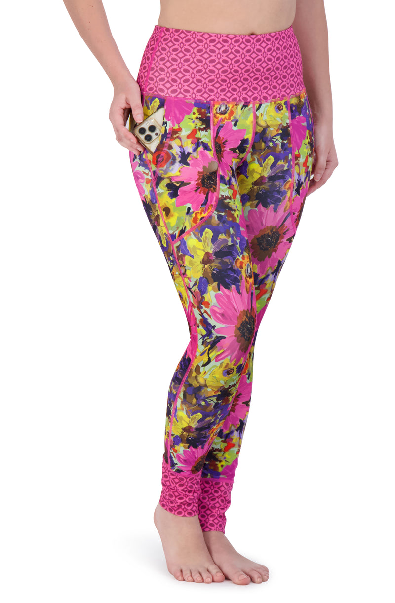 ESS+ BLOSSOM All-Over Print Leggings, Pants & Tights